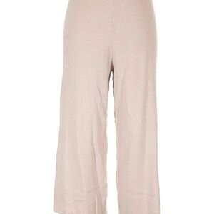 Beige Wide-Leg Pants